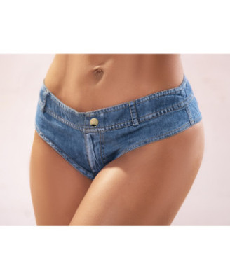 Micro short imitation jean 